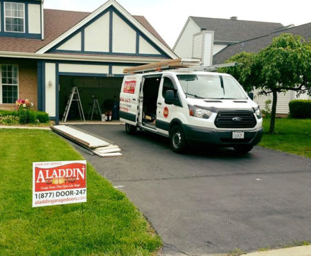 aladdin doors repair truck